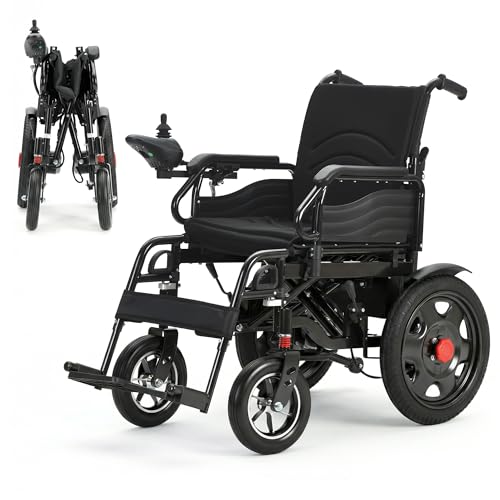 Heavy-Duty Foldable Electric Wheelchair for Adults & Seniors