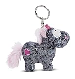 Brand: NICI NICI- Llavero Unicornio Diamond Dust 10cm, Color Gris (47648)