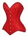 Daisy Corsets Womens Red Lace Overbust Corset Bustier Top & Plus Size - Lingerie & Fashion