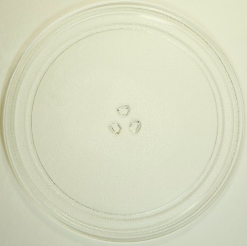 Preisvergleich Produktbild Mikrowellenteller / Drehteller / Glasteller für Mikrowelle # ersetzt SilverCrest Mikrowellenteller # Durchmesser Ø 32,5 cm / 325 mm # Ersatzteller # Ersatzteil für die Mikrowelle # Ersatz-Drehteller # OHNE Drehring # OHNE Drehkreuz # OHNE Mitnehmer