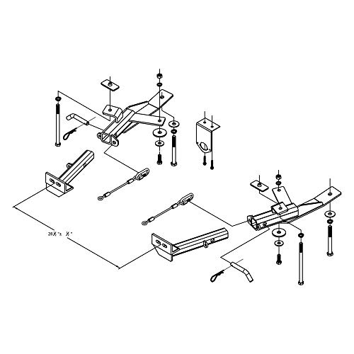 Roadmaster 31211 Tow Bar Mounting Bracket