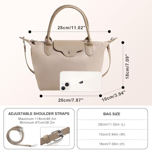 Long Keeper Mini Crossbody Bag for Women Casual Lightweight Small Nylon Tote Bag Ladies Shoulder Purses & Handbags With Strap2