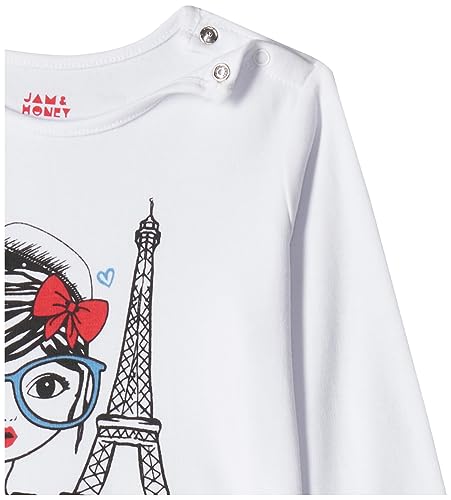 Image of Amazon Brand - Jam & Honey Baby-Boys and Girls 100% Soft & Pure Cotton Long Sleeve Tee with Jogger - Unisex Clothing Set