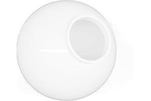 KastLite Lamp Globe Replacement | 10" White Acrylic Globe