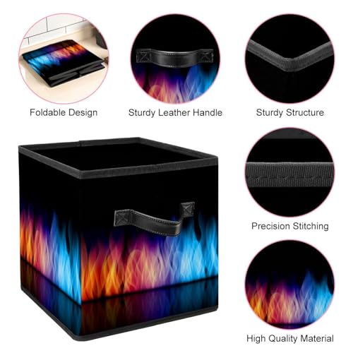 Boîte de rangement pliable cube pour éliminer le désordre du placard - 5