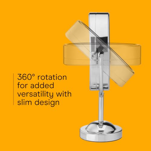 Conair Lighted Vanity Mirror, LED, 1X/7X Magnifying, Double Sided - image 3