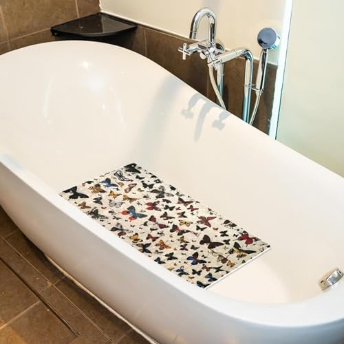 Tapis de bain antidérapant à ventouses pour insert de baignoire sécurisé - 6