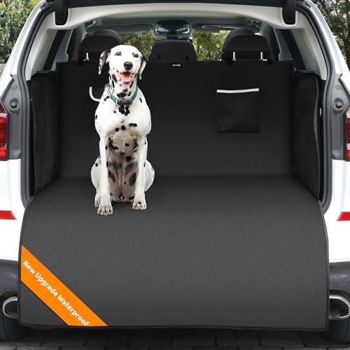 KYG Protection de Coffre Universelle avec Protection latérale - 185 x 115 x 48 cm - Couverture pour Chien XXL - Imperméable, Antidérapante, Résistante aux...