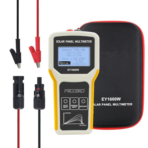 Image of 1600W MPPT Solar Panel Tester LCD Photovoltaic Multimeter