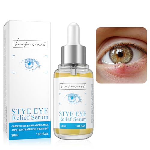 LA. PERSONAL Stye Eye Relief Serum for Eyelid Bumps, with Avocado Oil, Sea Buckthorn Oil & Caffeine,...