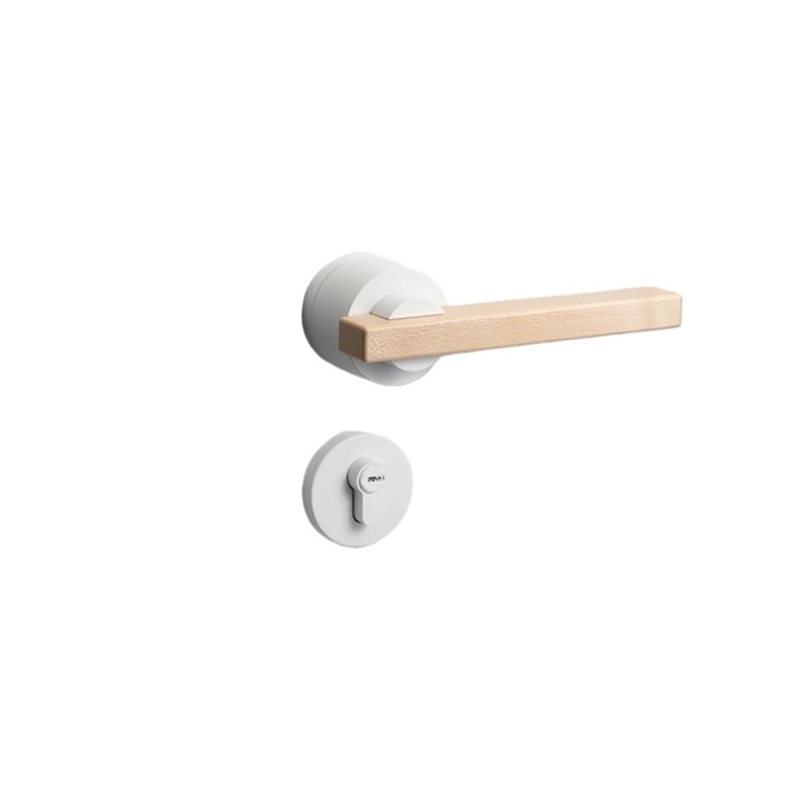 Serrure de porte silencieuse pour chambre et salon avec poignée en bois esthétique 2020 x-axis-s