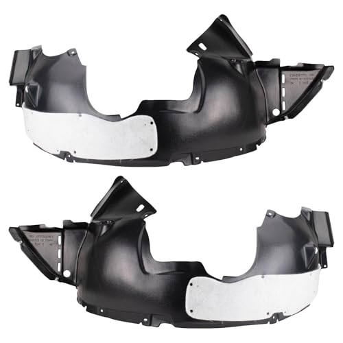 Image of TRQ Front Inner Fender Liner Set Compatible with 2015-2016 Chevrolet Trax GM1248286 GM1249286