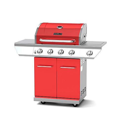 Nexgrill 720-0830Hr 4-Burner Propane Gas Grill In Red With Side Burner #TOP2