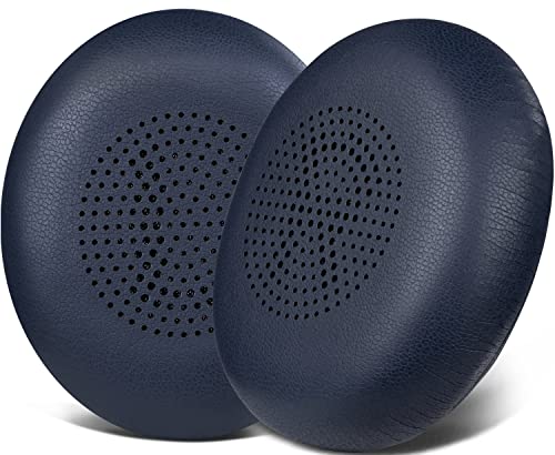 SOULWIT Earpads Replacement for Jabra Evolve2 65 (Evolve 2 65MS 65UC MS UC)/Evolve2 40 (40UC 40MS USB)/Elite 45h On-Ear Wireless Headset, Ear Pads Cushions with Softer Protein Leather
