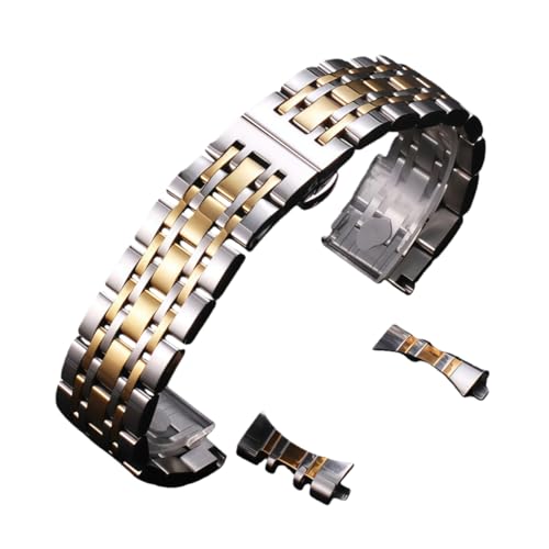 Recambio eslabones 18mm plateado para vestir tu reloj en eventos formales