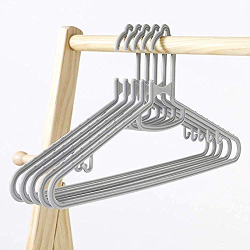 Cintres en plastique solide gris lot de 20 pour penderie