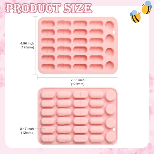 Moule silicone pilule souple et antiadhésif pour mousse et pudding - 3
