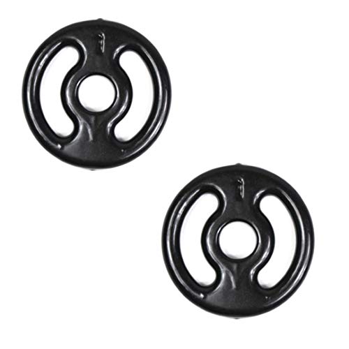 Anilhas Emborrachadas 2x1kg P/barras E Halteres Megagym