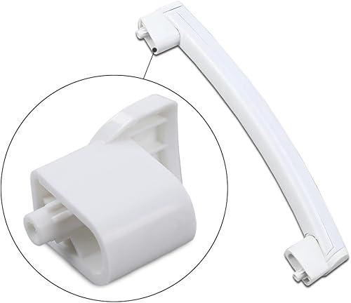 Miniatura 4 de Soporte de mango blanco 2PCS compatible con el modelo GE Microwave WB06X10943