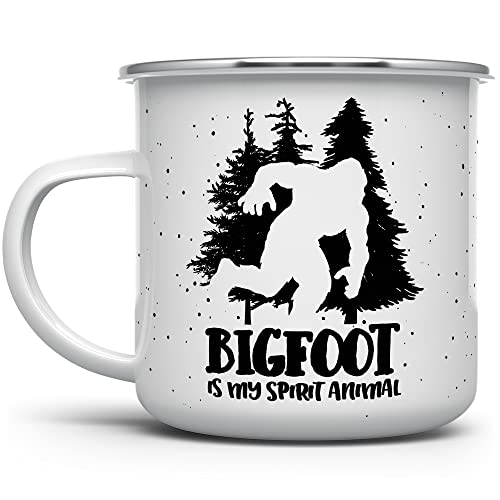 Loftipop Sasquatch Lover Taza de Café para Camping 12oz miniatura 1