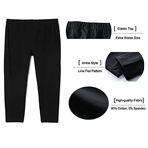 Felix & Flora Girls' Leggings Toddler Kids Summer Pants School Dance4