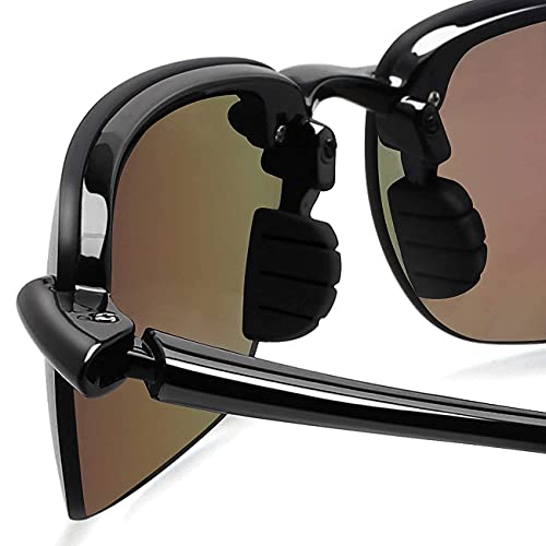 Image of JULI Sports Sunglasses for Men Women Tr90 Rimless Frame for Running Fishing Baseball Driving MJ8001