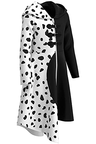 Disfraz infantil Pexlaxy negro y blanco talla 140 miniatura 2