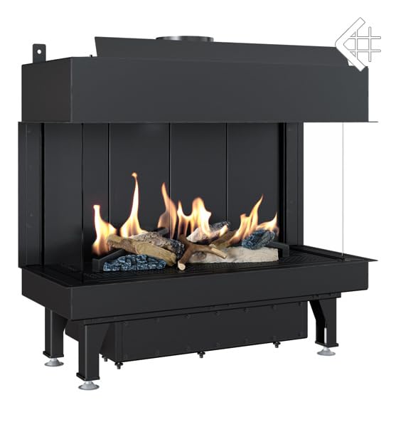 KRATKI LEO 70 Camino a Gas Sinistra Destra Propano Diametro 100/150 4,8 kW Classe energetica B