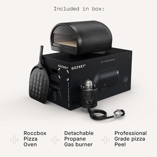 Gozney Roccbox Outdoor Pizza Oven, Black, Portable, Gas & Wood Fired, Restaurant-Grade - Image 6