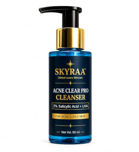 Image of 2% Salicylic Acid Face Wash with LHA & Niacinamide for Acne & Oily Skin | Deep Pore Cleansing, Blackhead Removal & Oil Control | Anti-Pimple Cleanser 50ml