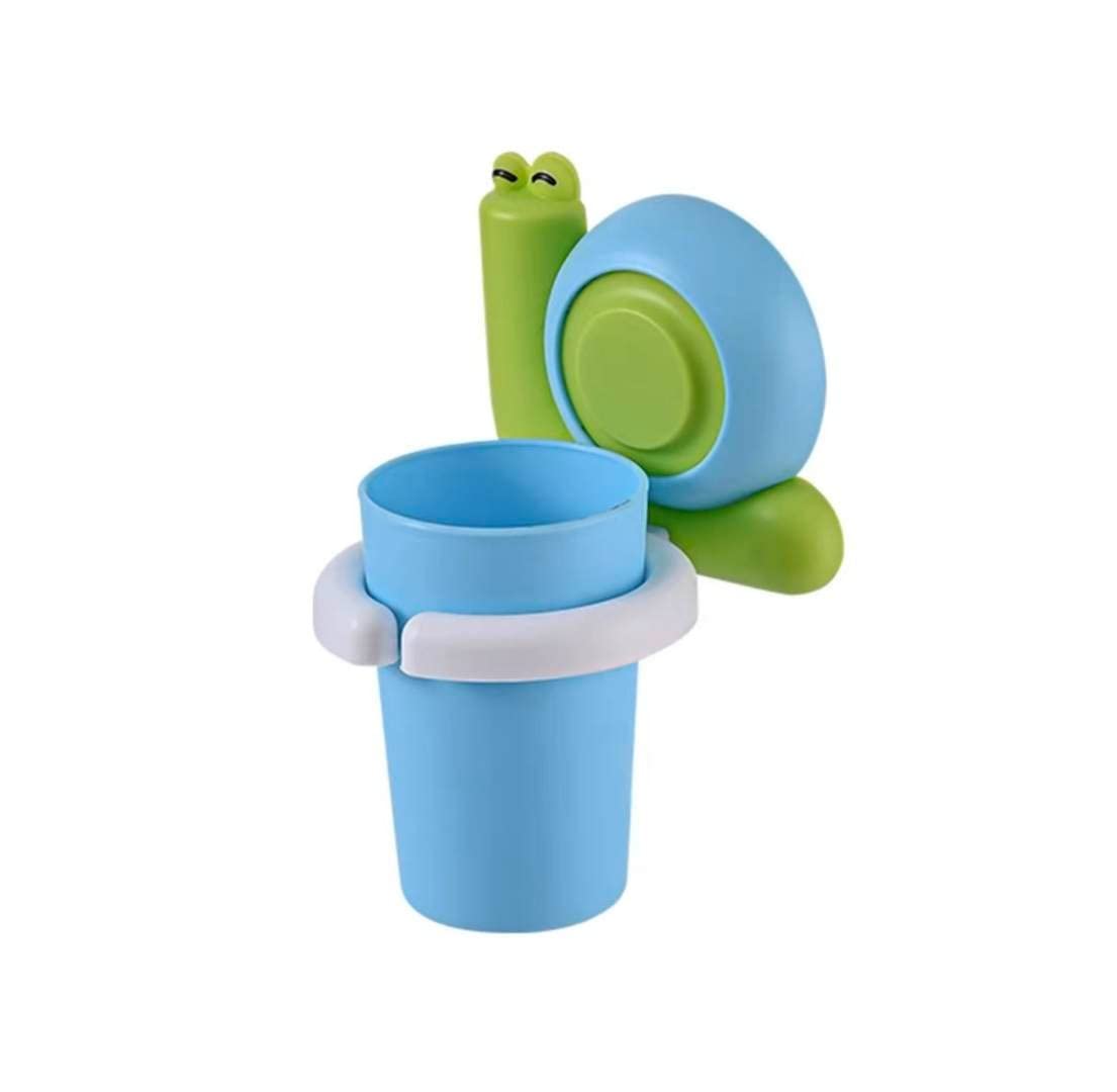 Toothbrush Holder Wall Mounted with Sticky Patches - Drill-Free Removable Toothbrush Holders for Bathroom - Multifunction Waterproof Bathroom Organiser for Small Bathroom Accessories