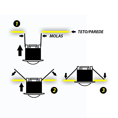 Sensor de Presença Automático para Embutir Bivolt 110V/220V, Key west, DNI 6025
