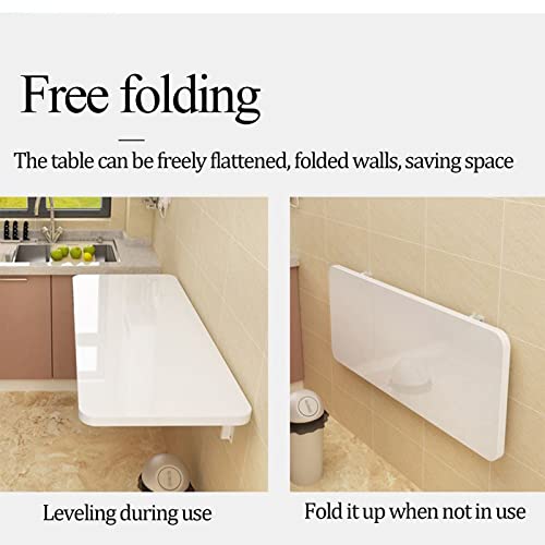 Yhgsyxl Wall Mounted Folding Table Laundry Folding Table Bracket Heavy Duty Wall Tables For Hallways Folding Desk For Small Spaces Dining,Room,Study,Kitchen,Dinner,Bar #TOP5