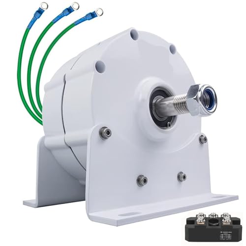Turbina eólica 12000W de bajas RPM con motor de imán permanente y controlador 48V