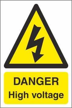 Foam board with UV printed Waterproof Sign Board |danger high voltage safety sign, Waterproof | Double side tape|SIZE: 320mm X 230mm-image-29