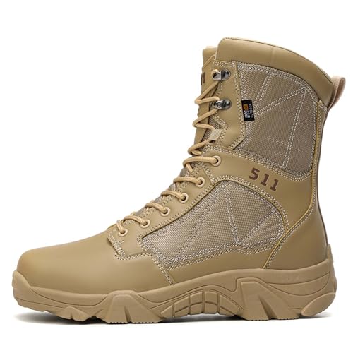 Mens Military Boots Tactical Work Boots Outdoor Hiking Motorcycle Combat Boots For Men Hunting Jungle Hiking Work Boots2