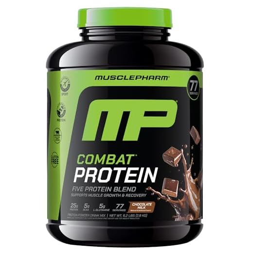 Muscle Pharm Combat Protein Powder | Chocolate Milk - 6.2 lb