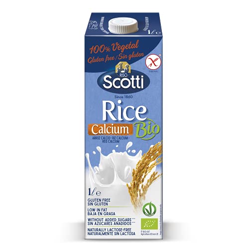 Riso Scotti - Reisgetränk mit Kalzium - 100% pflanzliches, biologisches, gluten- und laktosefreies Getränk, fettarm und ohne Zuckerzusatz - 1 L Cover