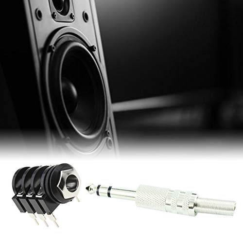Conector Jack Mono Estéreo 6.35mm Panel 10 Pzs miniatura 5