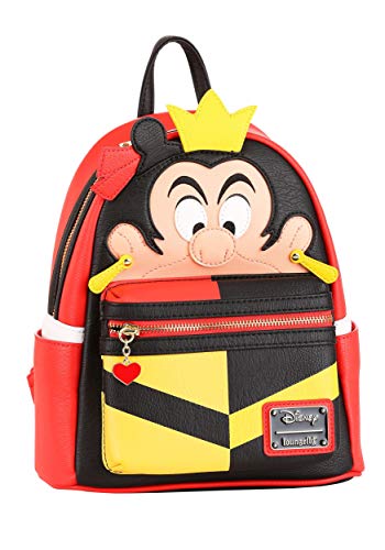 Loungefly Disney Queen of Hearts Faux Leather Mini Backpack Standard