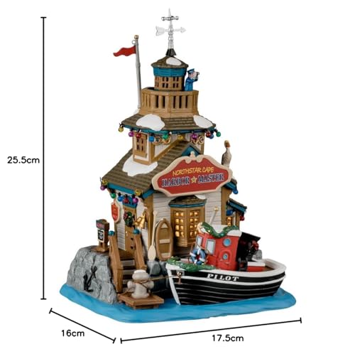 LEMAX Northstar Cape Harbor edificio de porcelana con luz LED integrada de gran formato 4