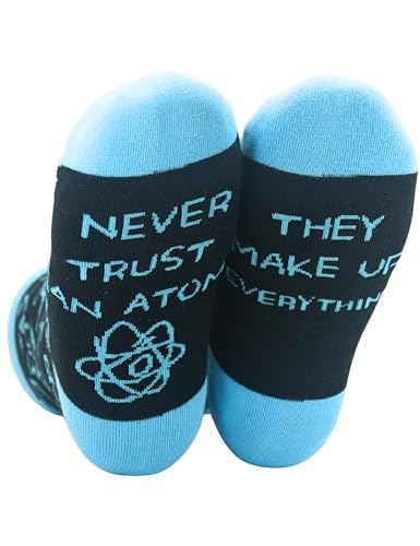InnoBeta Science Gifts for Adults, Gifts for Science Lovers, Teacher, One Size Crew Socks