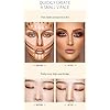 Mysense 6 Colors Cream Contour Stick,Contouring Concealer Highlighter Stick,Double Head Body Face Brightens & Shades Make Up Foundation Cream Pen,3pcs