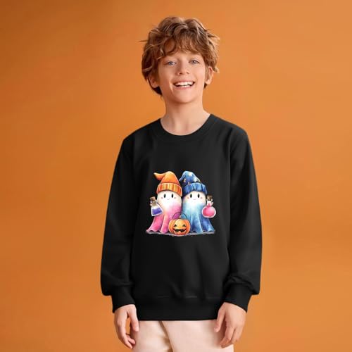 Halloween Sweatshirts For Teen Girls Cute Skeleton Fall Sweatshirt Funny Pumpkin Long Sleeve Crew Neck Shirts Pullover2