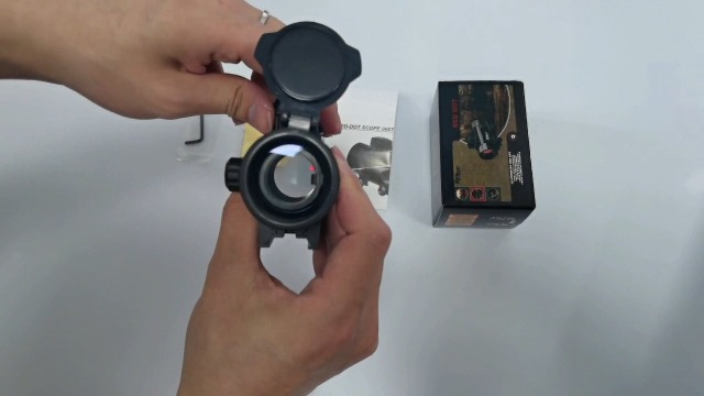 Pinty Red Dot Visor 1 X 30 Reflex Visor Red/Green Dot Rifle Scope 4 MOA For 20 Mm Picatinny/Weaver With 2 Quick-Flip Lens Covers For Hunting Airsoft