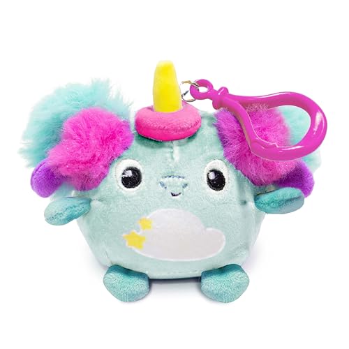 Squishpets Dolly Llavero de Peluche de Unos 6 cm con Detalles Bordados, 6 Modelos...