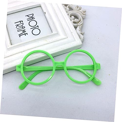 Gafas de plástico redondas para niños cómodas y ligeras sin cristales 7