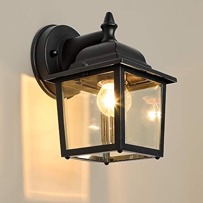 LPINYE Porch Light Exterior Wall Light Simple Modern Wall Lantern Waterproof Aluminum Wall Mount Light for Entryway, Doorway, Corridor, Balcony, Patio and Porch£¨UL Listed£©