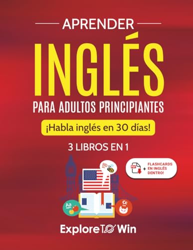 Imagen de Aprender inglés para adultos principiantes: 3 libros en 1: ¡Habla inglés en 30 días!