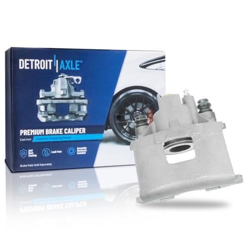 Image of Detroit Axle - Front Left Brake Caliper for 1999 Dodge Plymouth Neon | Driver Side Disc Brake Caliper Replacement